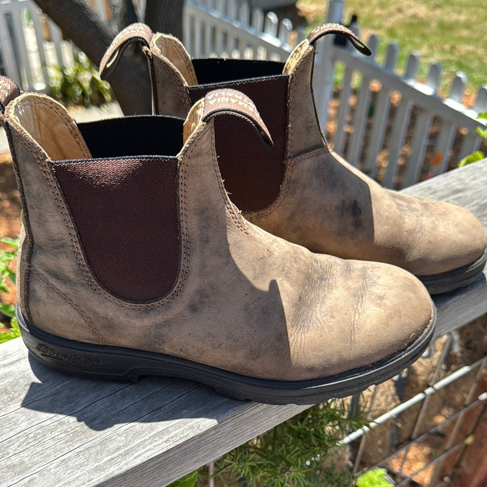 Brown Leather Chelsea Boots